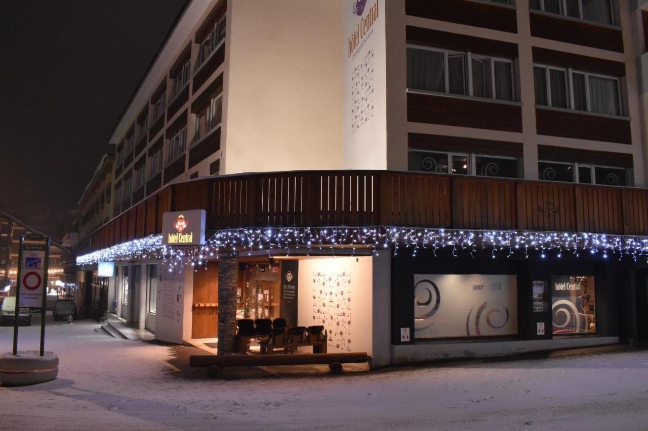 Hotel Central, Spa & Lounge Bar Crans-Montana Exterior photo
